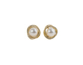 Elegant Pearl & Crystal Earrings